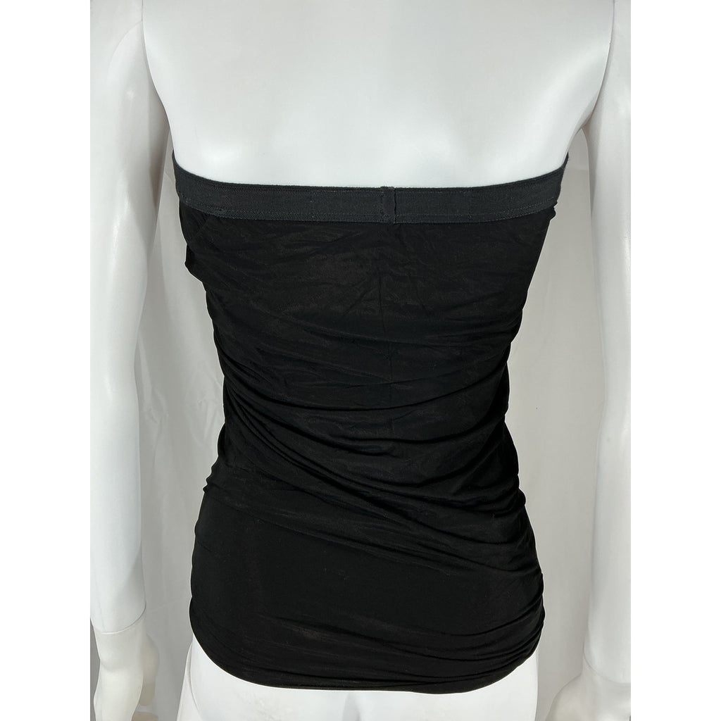 Rick Owens 'Wolfy' Black Cupro Skirt Size S