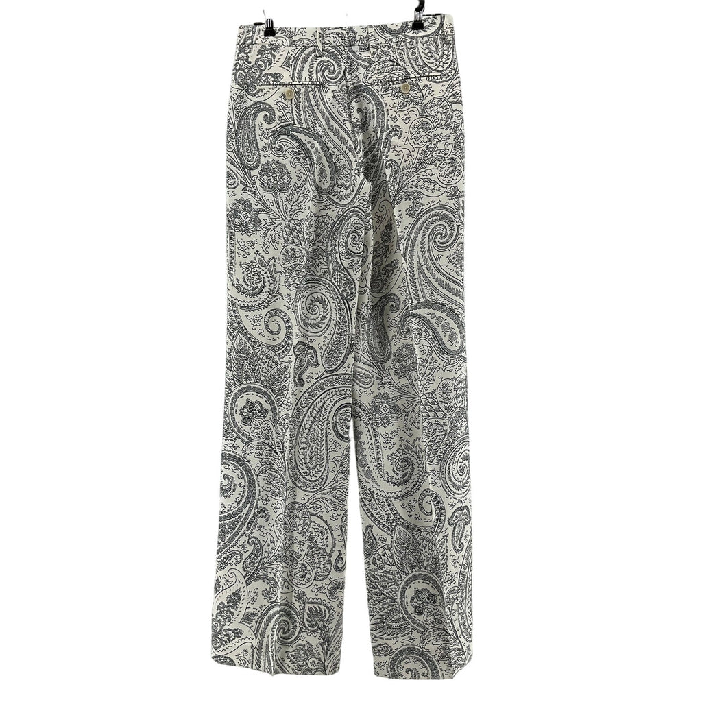Etro Wide Leg White Viscose Trouser Size 40 - NWT