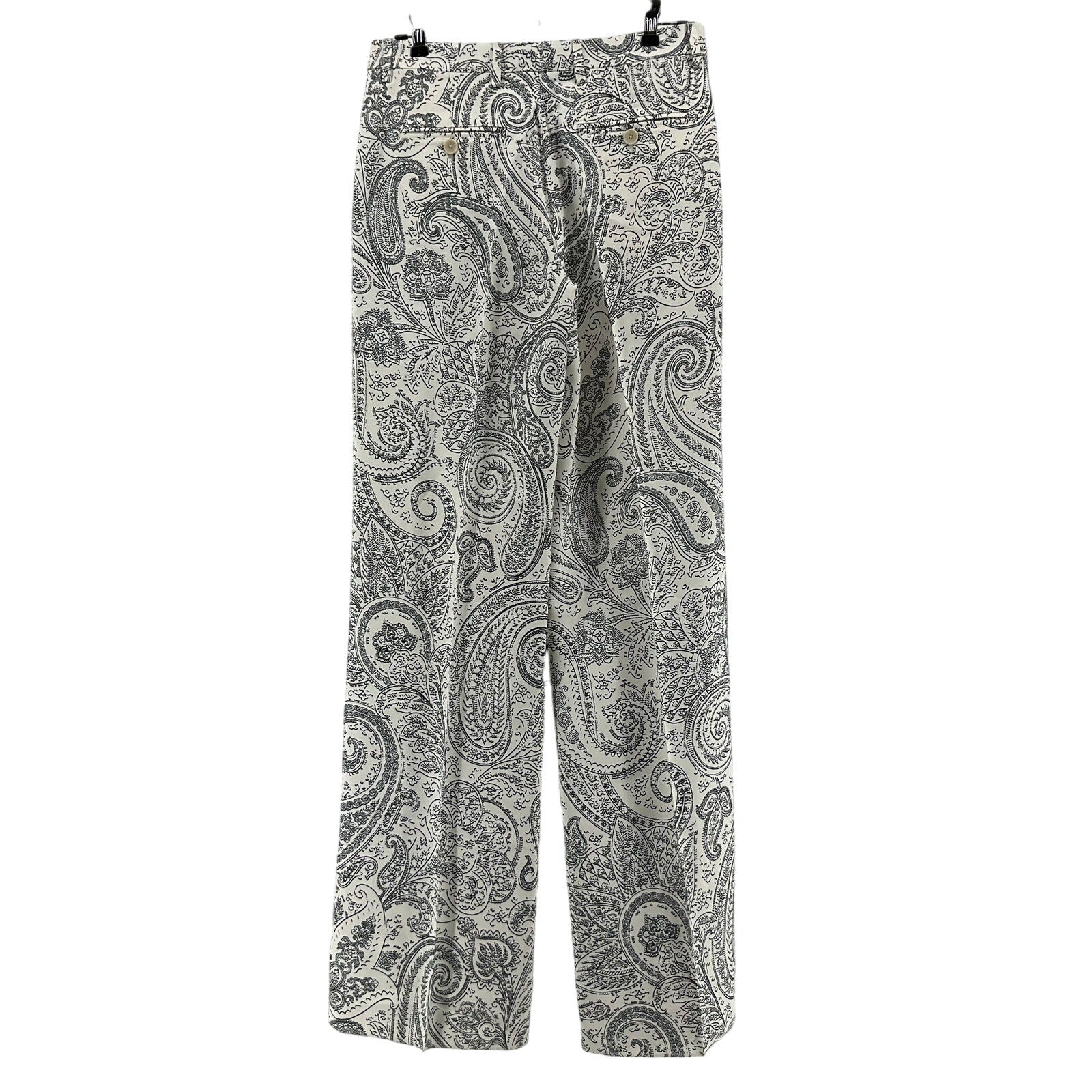 Etro Wide Leg White Viscose Trouser Size 40 - NWT
