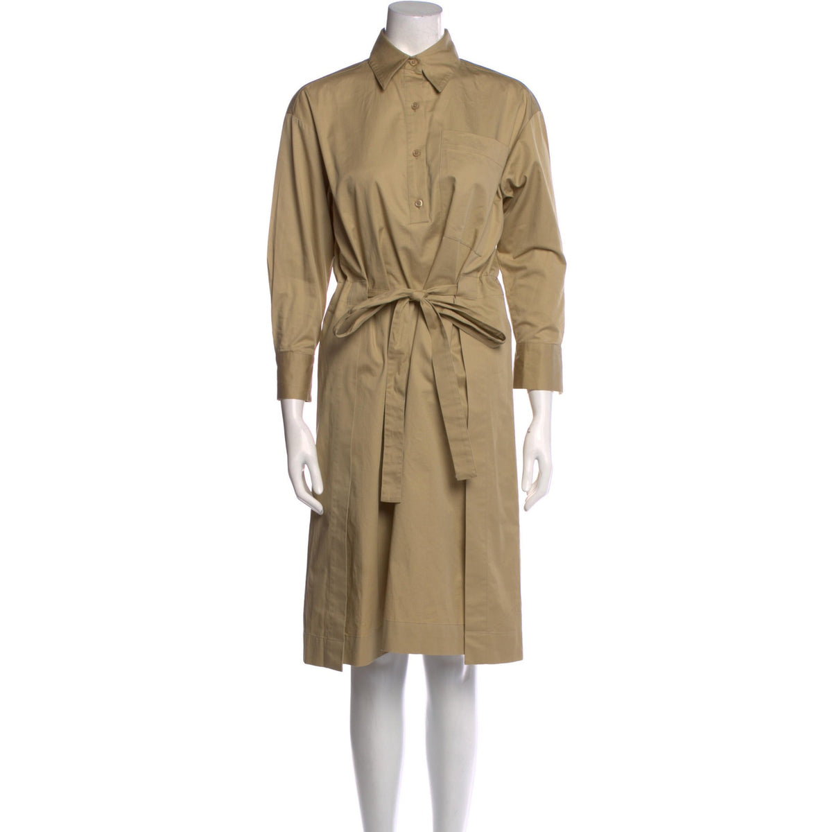 Co. Knee Length Beige Dress Size XS