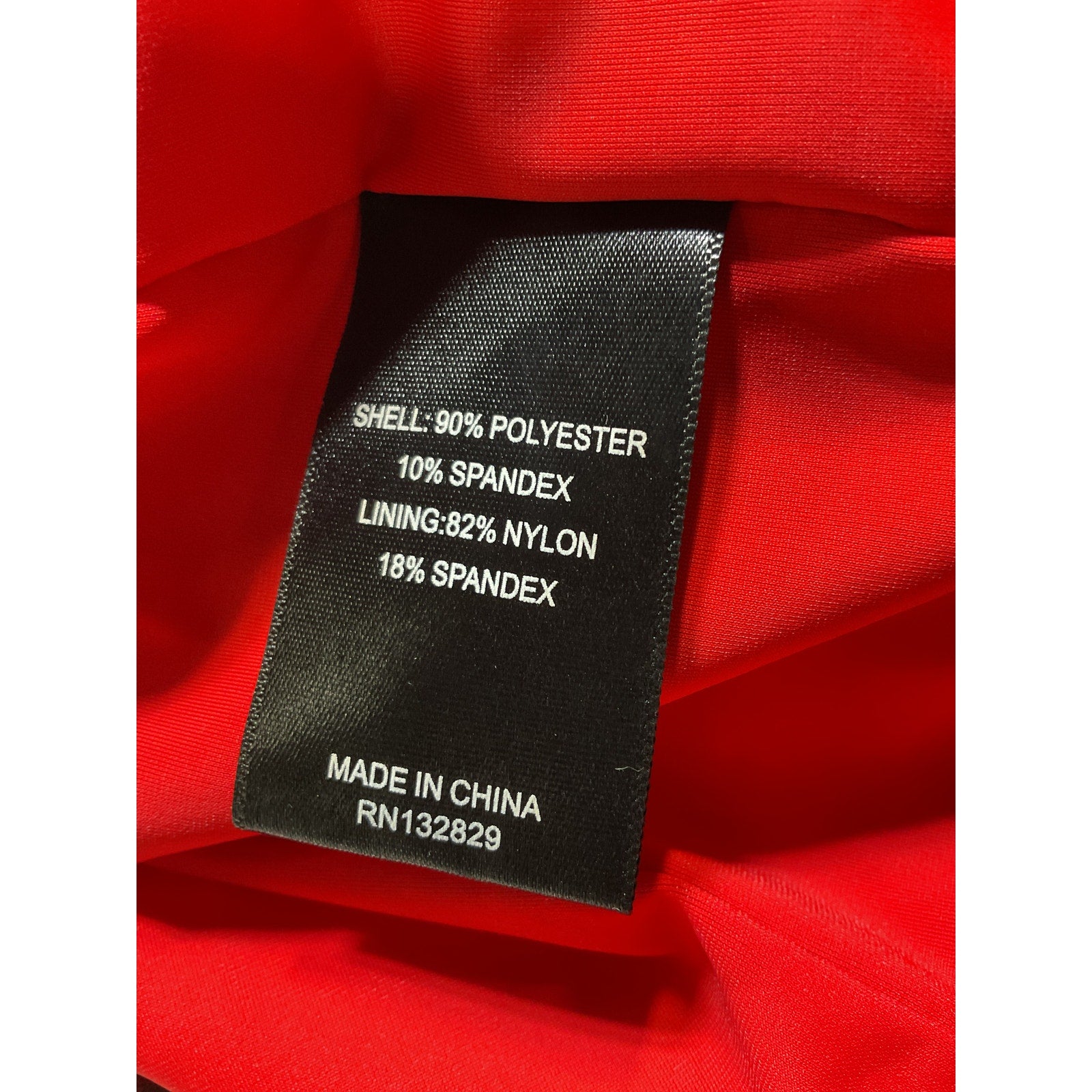 Michael Costello 'Afton' Red Ruched Mini Dress Size S