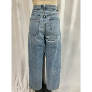 Agolde 'Criss' Blue Cross Upsized Denim Jean Size 27