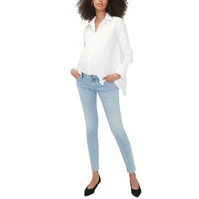 Hatch Classic Light Wash Slim Maternity Denim Jeans Size 26