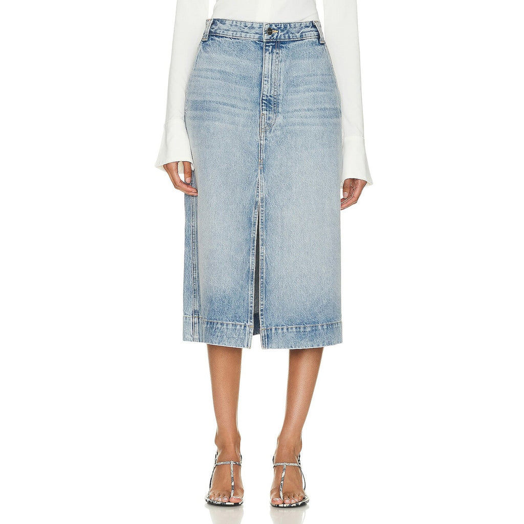 Khaite 'Charlene' Blue Skirt Size 25