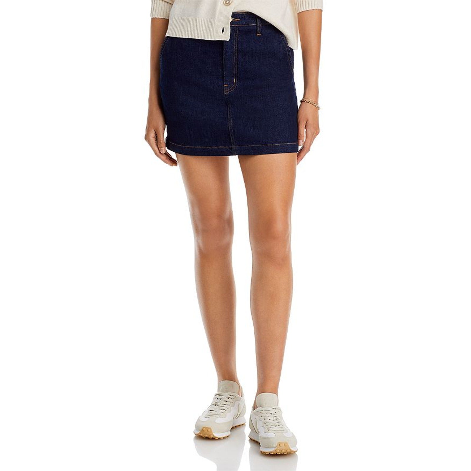 Derek Lam 'Dorit' Blue Tailored Mini Skirt Size 26