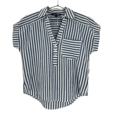 Veronica Beard Striped Multicolor Jean Almera Top Size XS