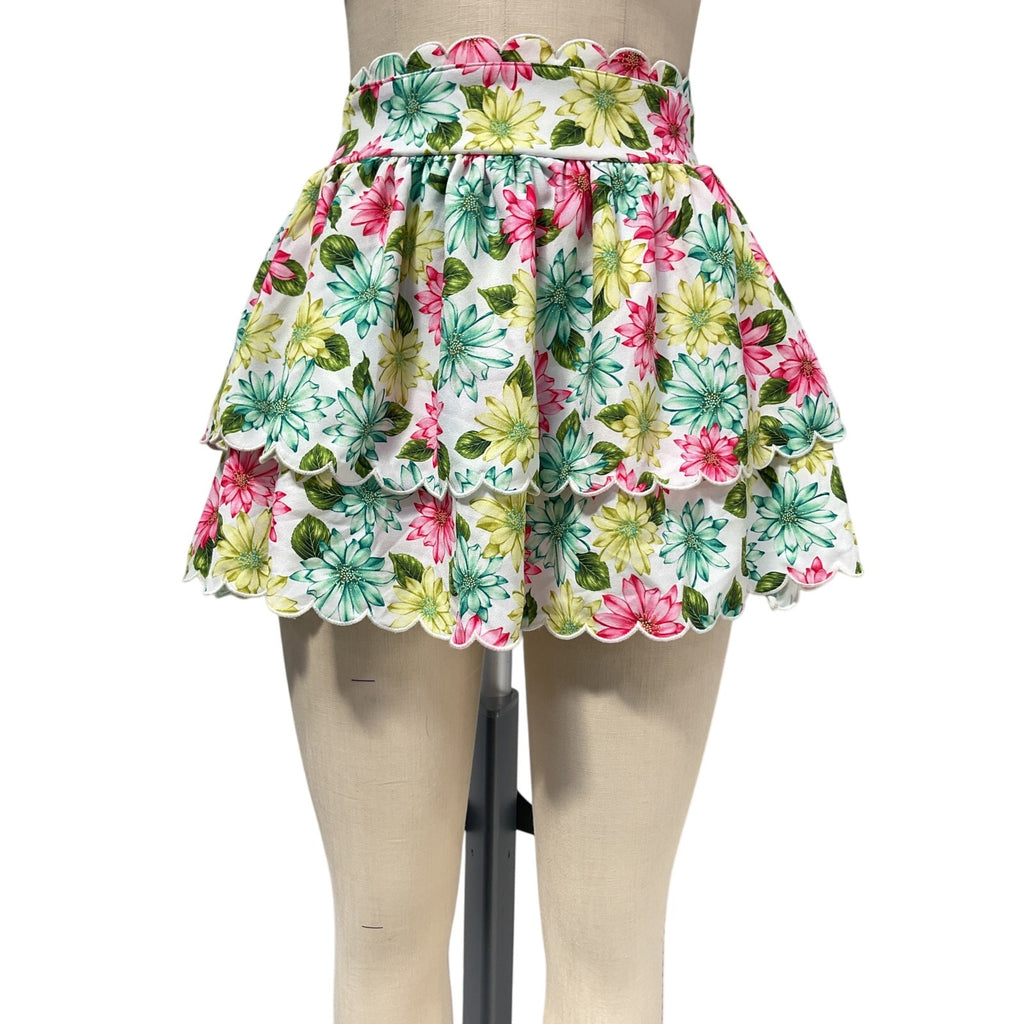 Agua Bendita x Revolve Pink Polyester Cooper Skirt Size S - NWT