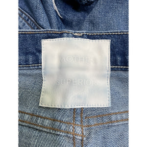 Mother 'The Dutchie' Blue Frayed Shorts Size 26