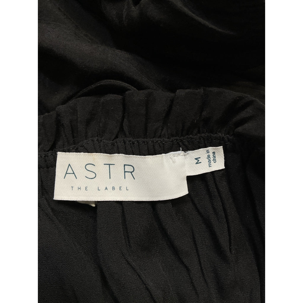 Astr The Label 'Odina' Black Back Cut Out Dress Size M