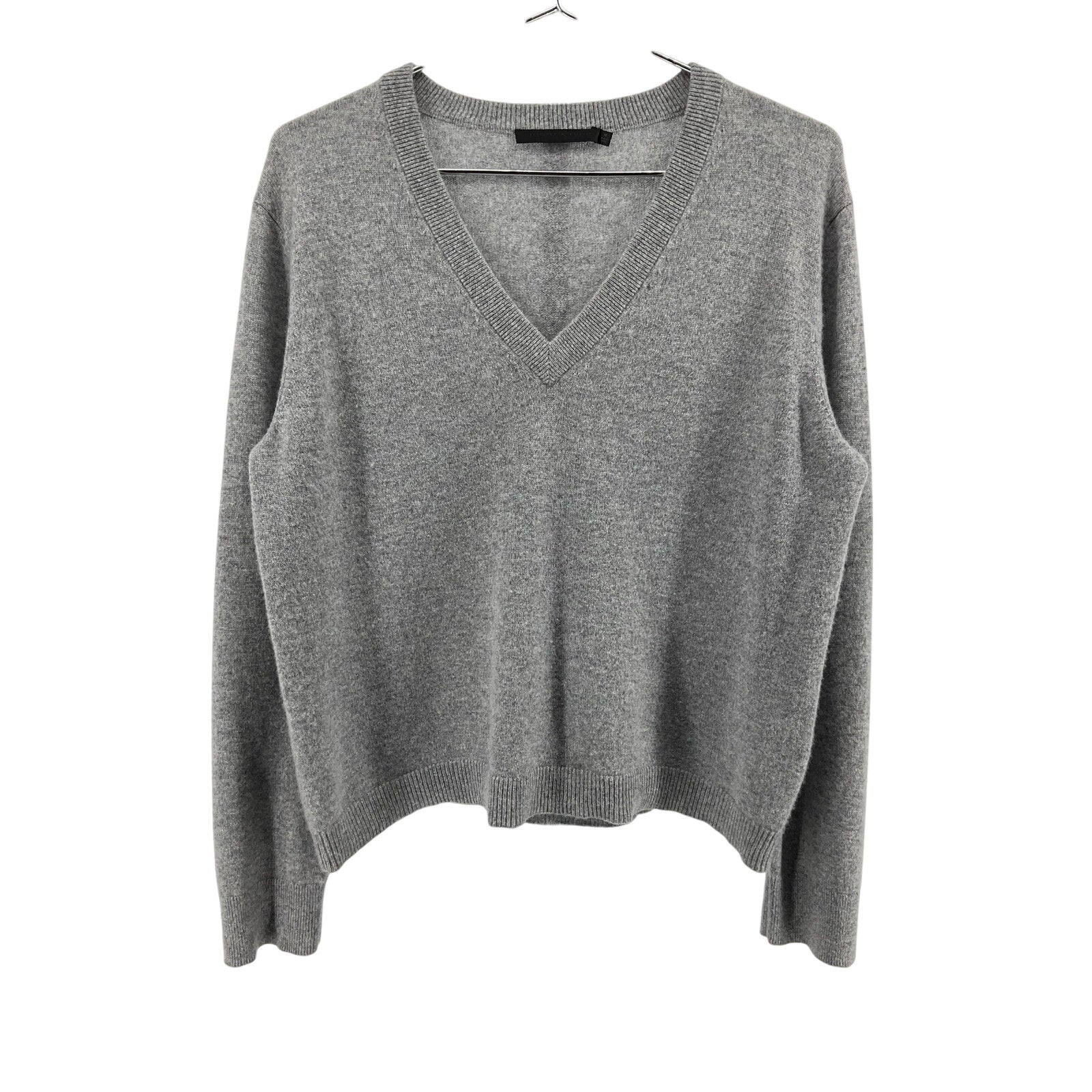 Jenni Kayne 'Flynn' Grey Cashmere Sweater Size M