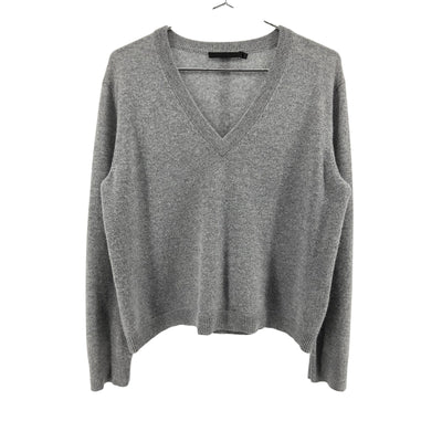 Jenni Kayne 'Flynn' Grey Cashmere Sweater Size M