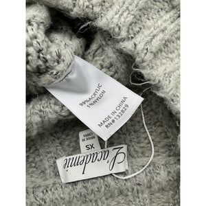 L'Academie Cropped Heather Grey Eleni Cardigan Size XS
