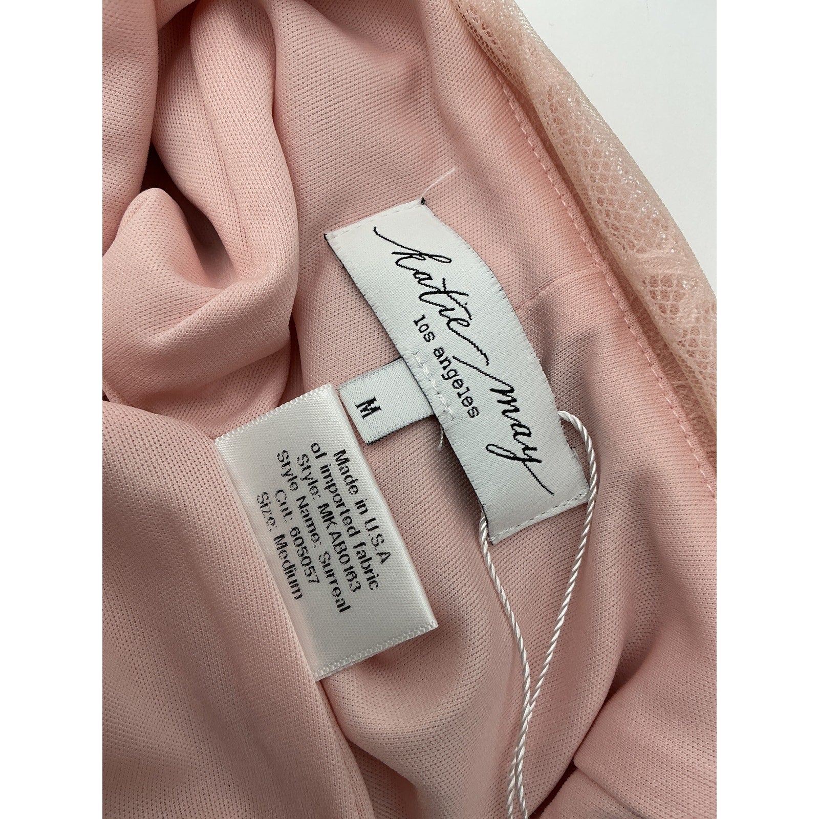 Katie May 'Surreal' Pink Poly Dress Size M