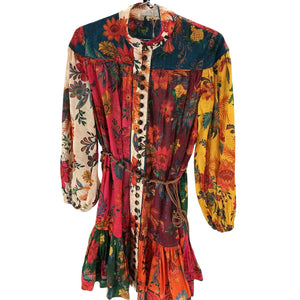 Zimmermann Vibrant Red Ginger Mini Dress Size 2