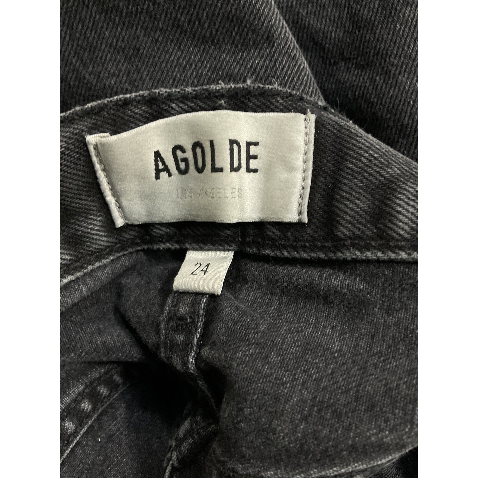 Agolde 'Lana' Rhyme Crop Denim Jean Size 24