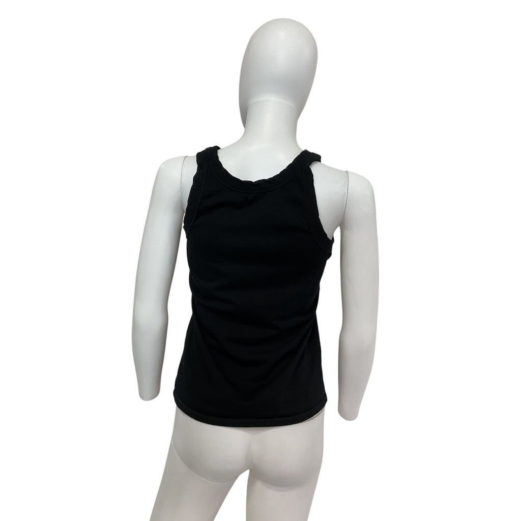 The Row 'Frankie' Black Cotton Tank Top Size XS