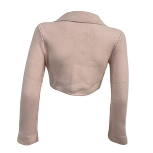 Majorelle Cropped Light Pink Solveig Cardigan Size XS
