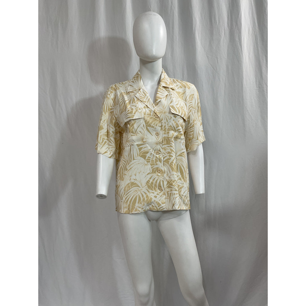 Anine Bing 'Austin' White Short Sleeve Top Size S