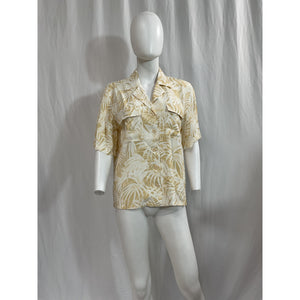 Anine Bing 'Austin' White Short Sleeve Top Size S