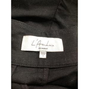 L'Academie 'Jennica' Black Linen Short Size S
