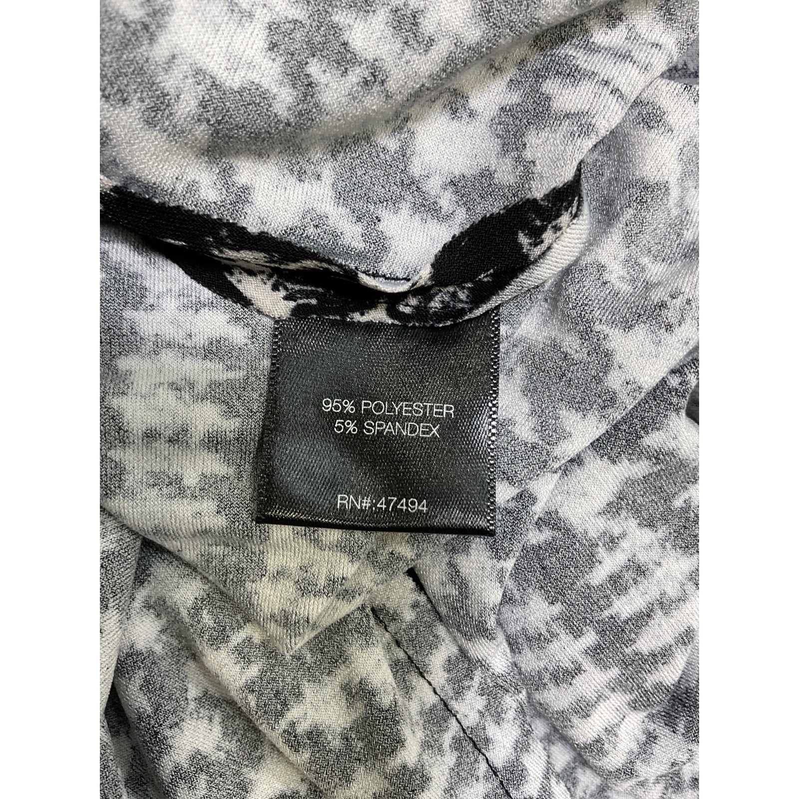 Norma Kamali Long Sleeve Black Polyester Turtle Fishtail Gown Size XS