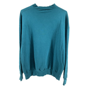 Balenciaga Classic Teal Crewneck Sweatshirt Size S