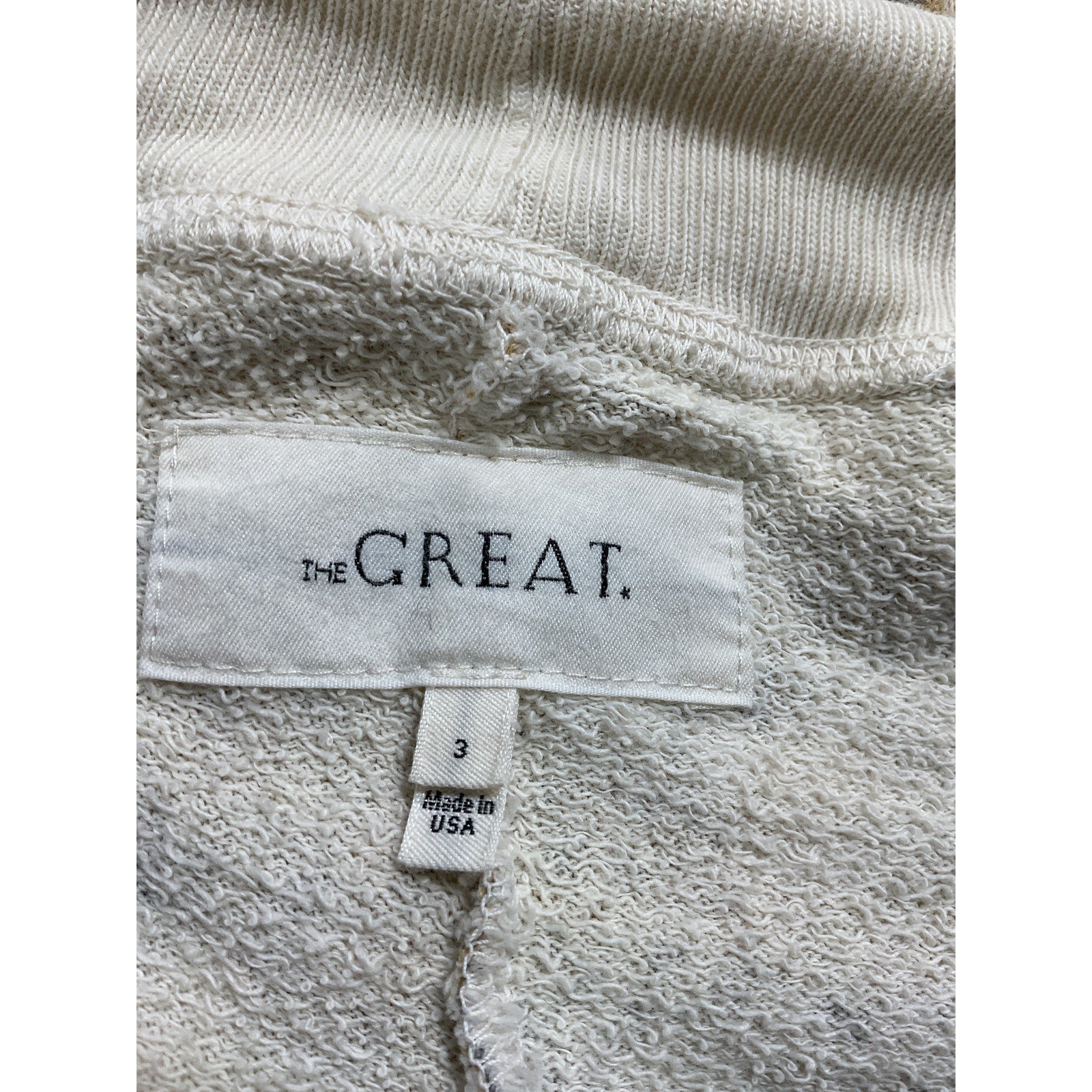 The Great 'The Cropped' Yellow Wide Leg Sweatpant Size 3