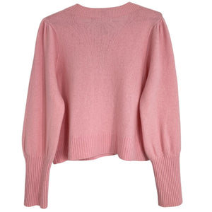 Hill House Home Cropped Pink Sylvie Sweater Size XL