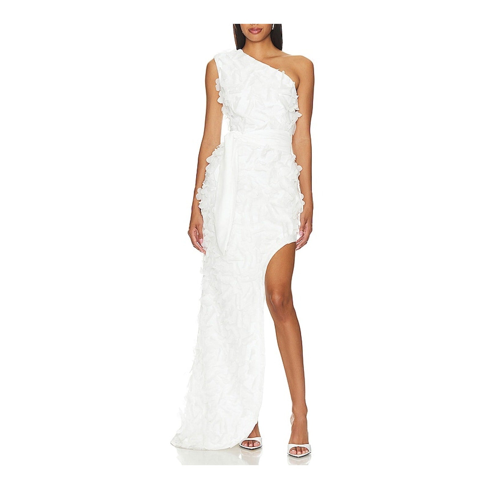 Elliatt 'Marcia' White Mesh Gown Size M