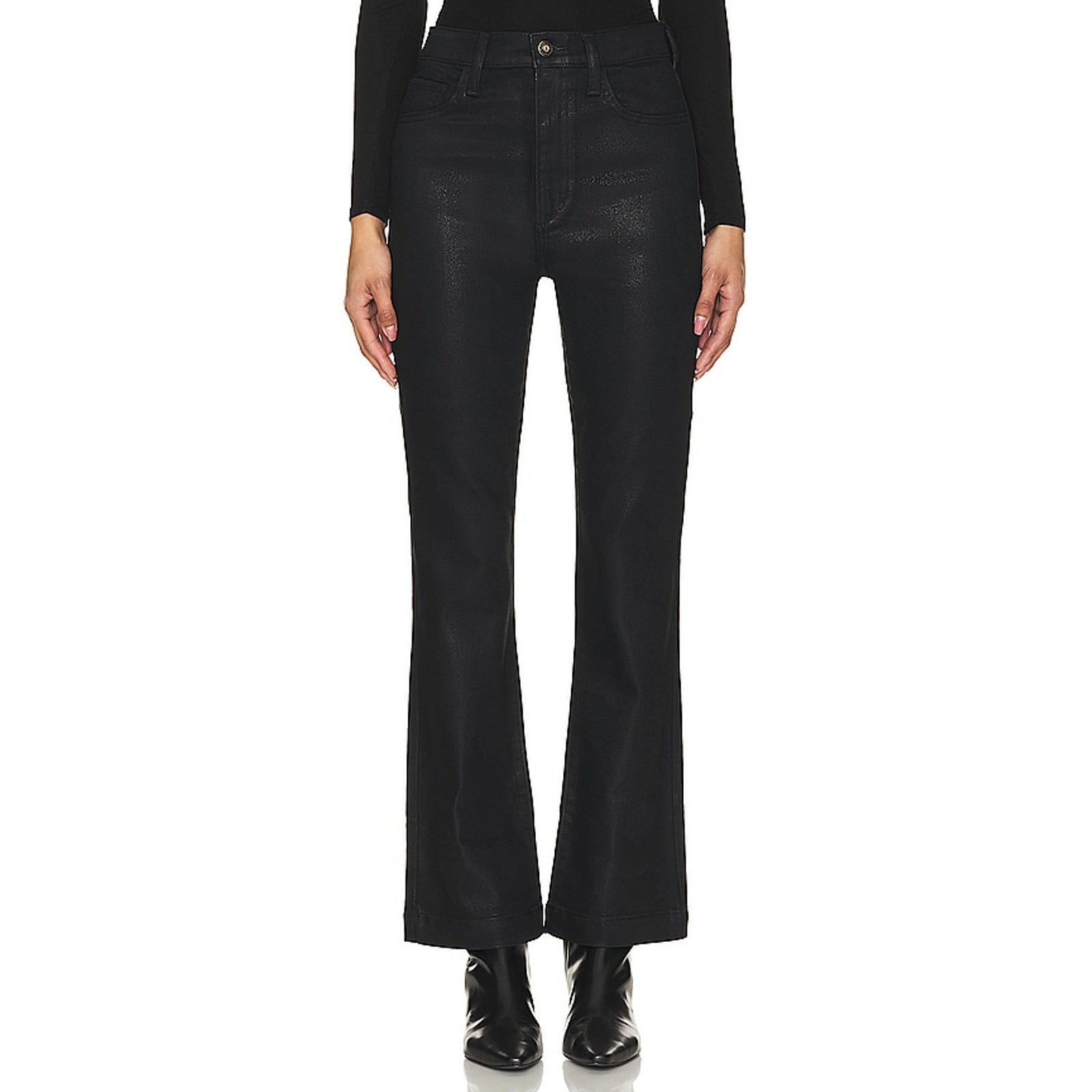 Favorite Daughter 'The Valentina' Black Boot Petite Denim Jean Size 27 - NWT