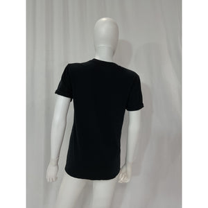 Alice + Olivia 'Milo' Black Kiss Short Sleeve Tee Size XS