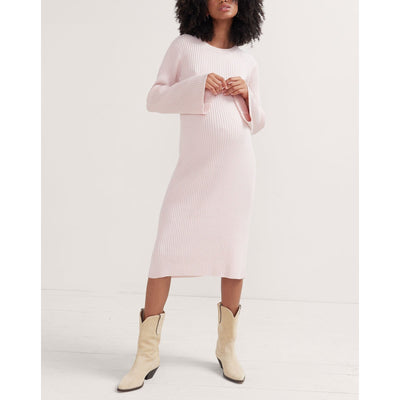 Hatch 'The Lydia' Beige Cotton Sweater Dress Size 0