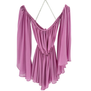 Michael Costello x Revolve 'Mishka' Pink Poly Romper Size XS