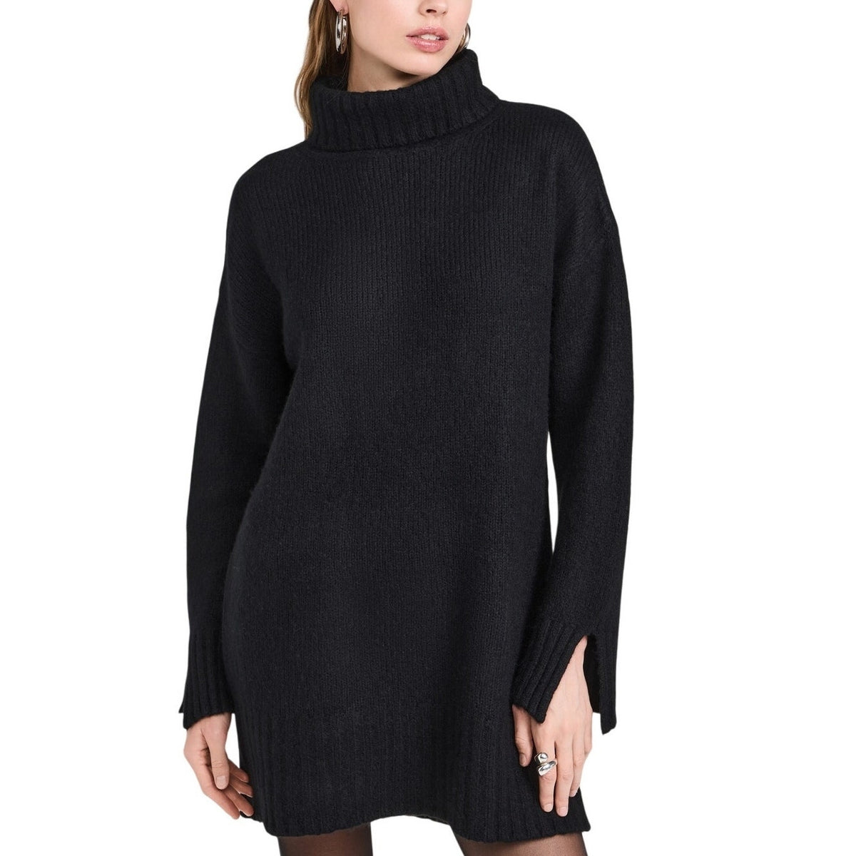 Favorite Daughter Cozy Black St James Sweater Dress Size XS NWT