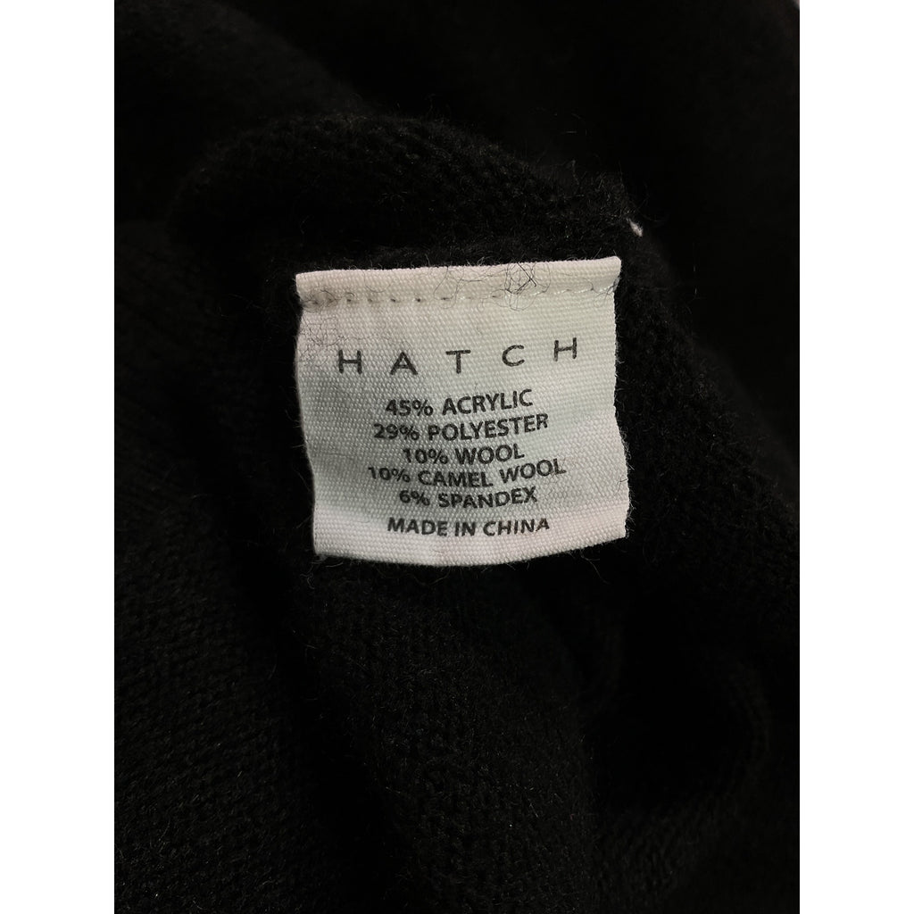 Hatch 'The Polo' Black Knit Dress Size 0