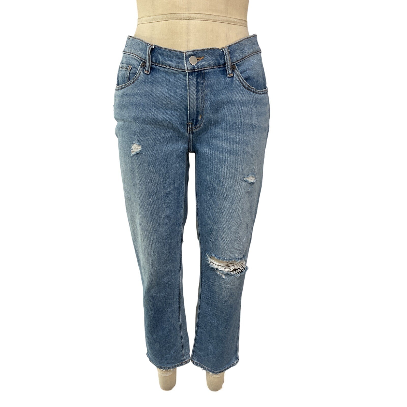 Hatch The Crop Blue Cotton Maternity Denim Jean Size 27