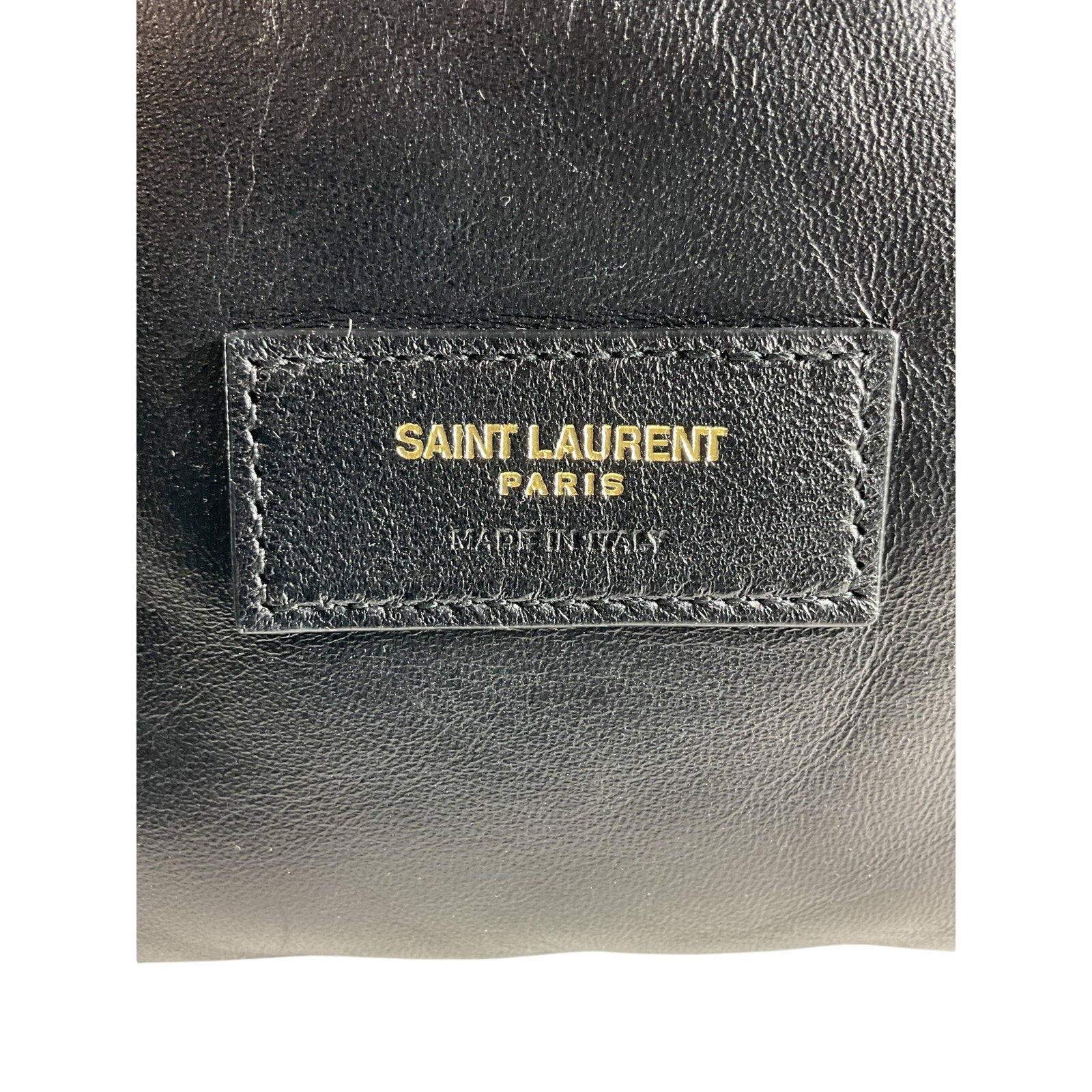 Saint Laurent 'Gaby' Black Mini Ysl Crossbody Bag