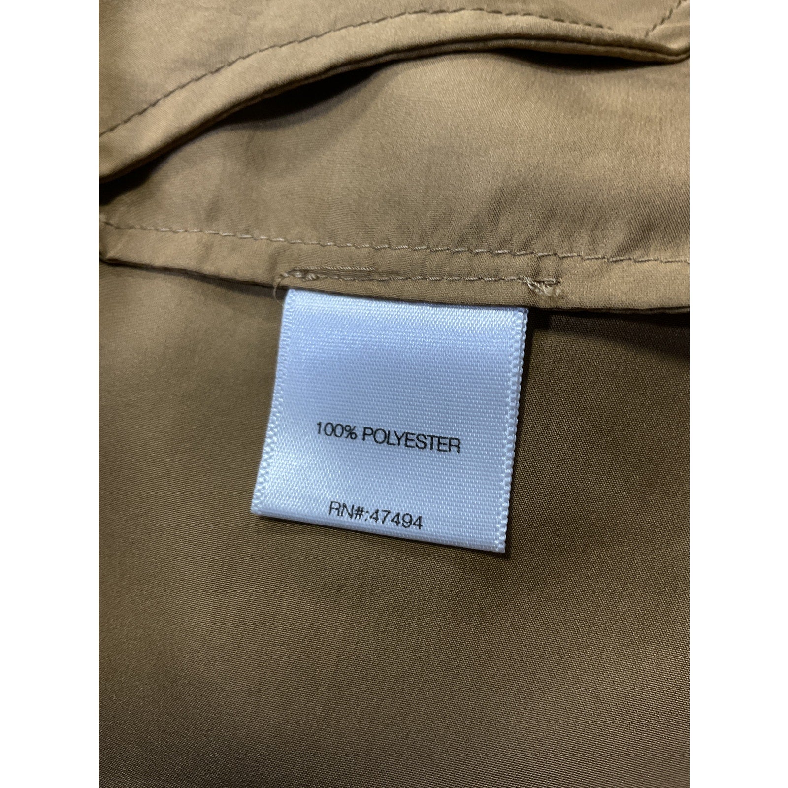 Norma Kamali 'Oversized' Tan Shirt Flared Challis Mini Dress Size XS