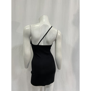 Atoir X 'Lara Worthington' Black Viscose Mini Dress Size S
