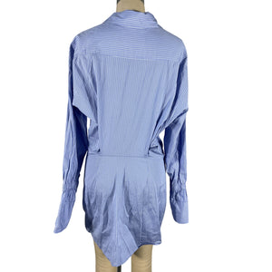 A.L.C. Striped Blue Monica Shirtdress Size 6