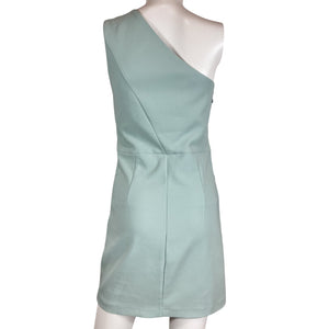 Michael Costello Asymmetric Turquoise Ava Dress Size M