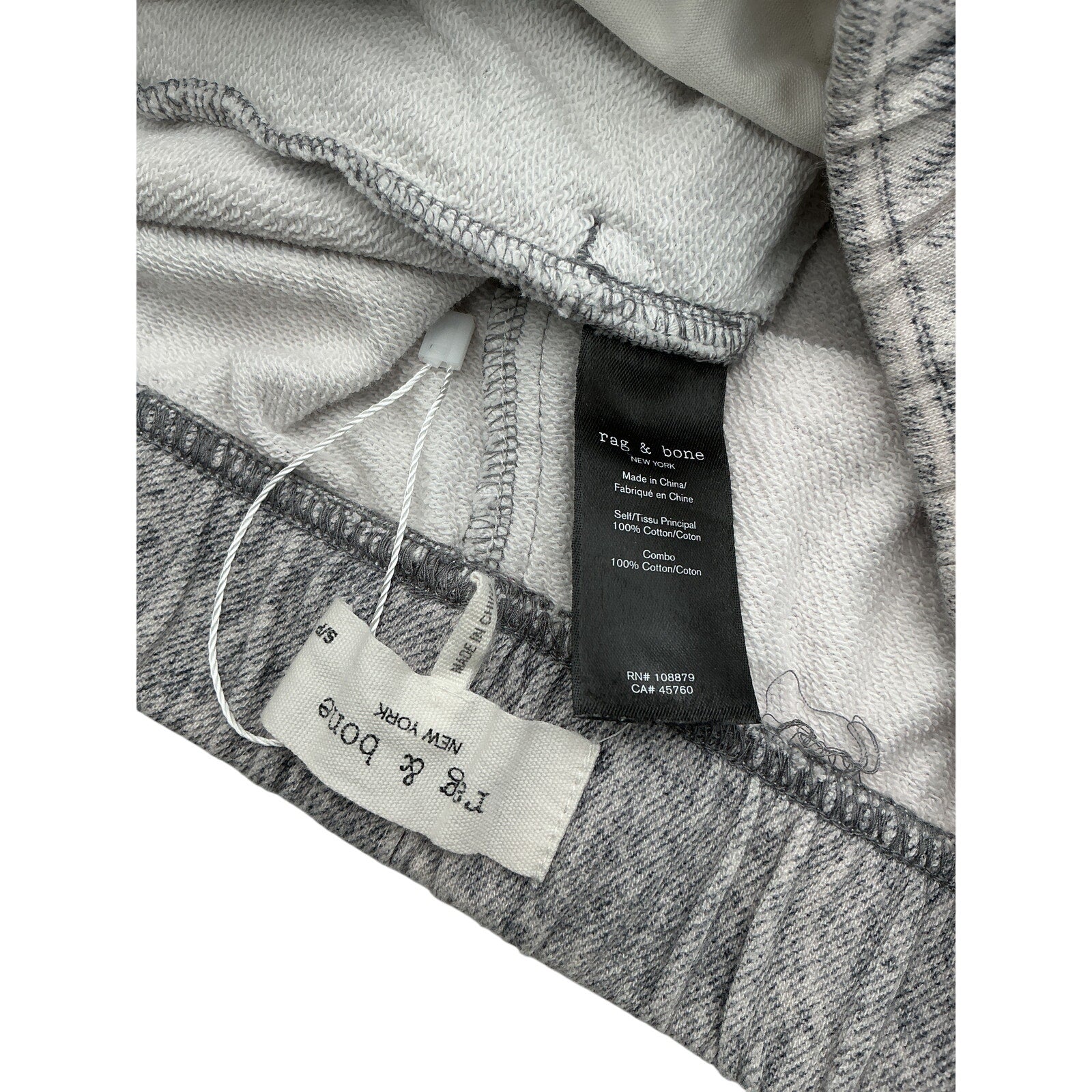 Rag & Bone 'Miramar' Grey Cotton Sweatpants Size S / P