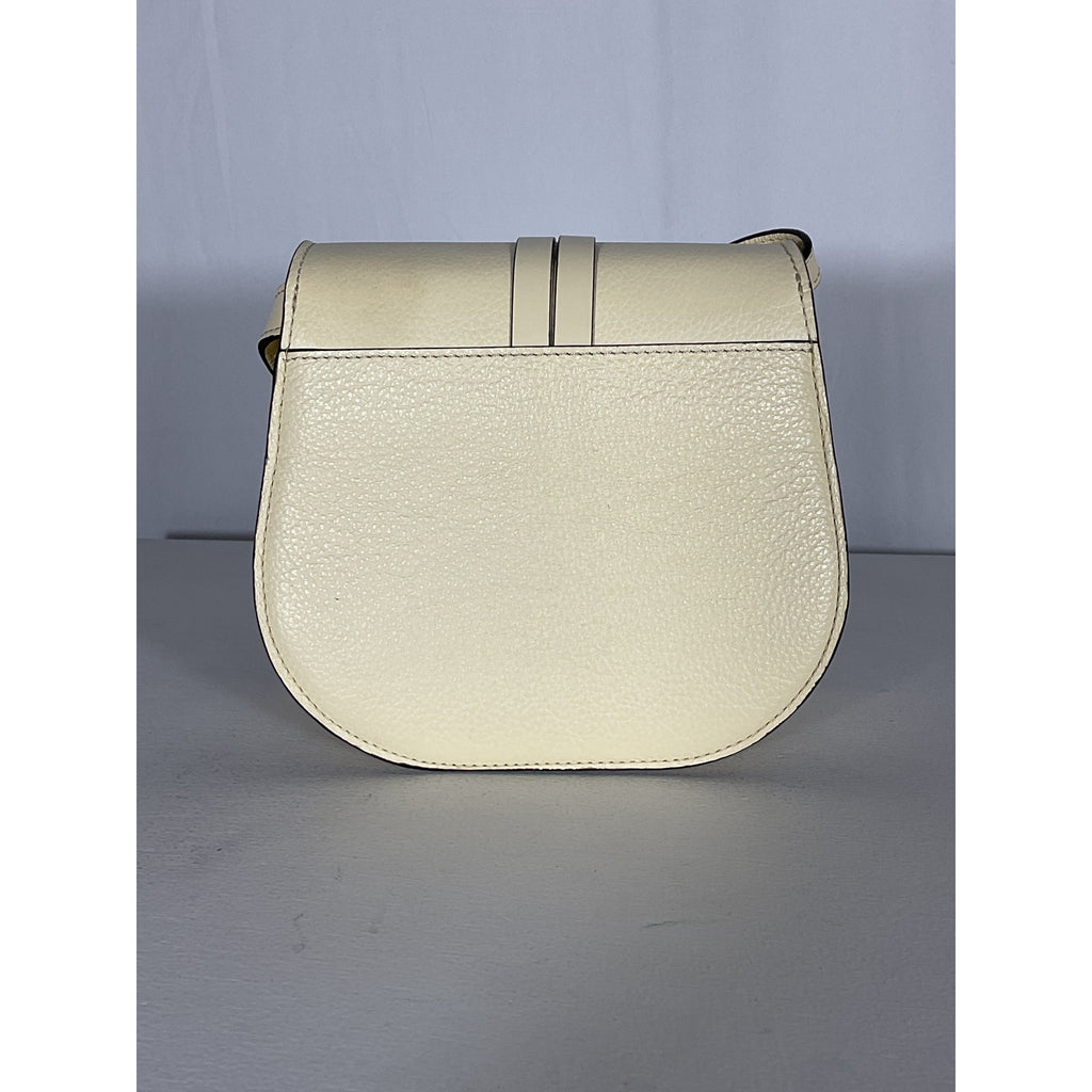 Chlo� 'Alphabet' Beige Leather Crossbody Bag