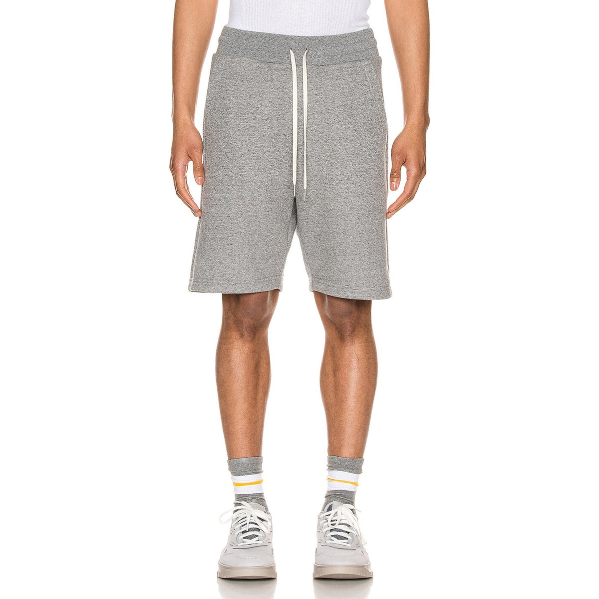 John Elliott Heathered Dark Grey Crimson Shorts Size L