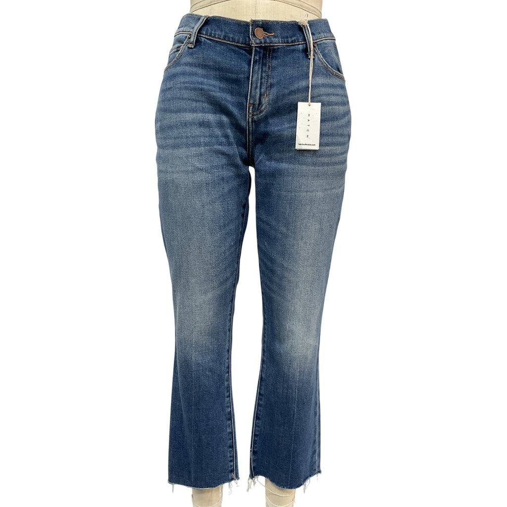 Hatch The Crop 'Maternity' Blue Cotton Denim Jean Size 29 - NWT