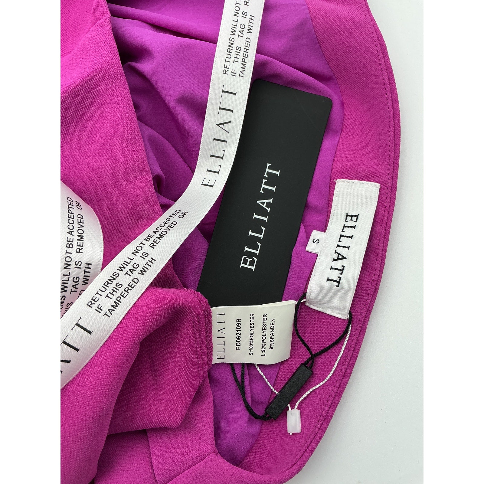 Elliatt x Revolve 'Gwenyth' Purple Polyester Dress Size S