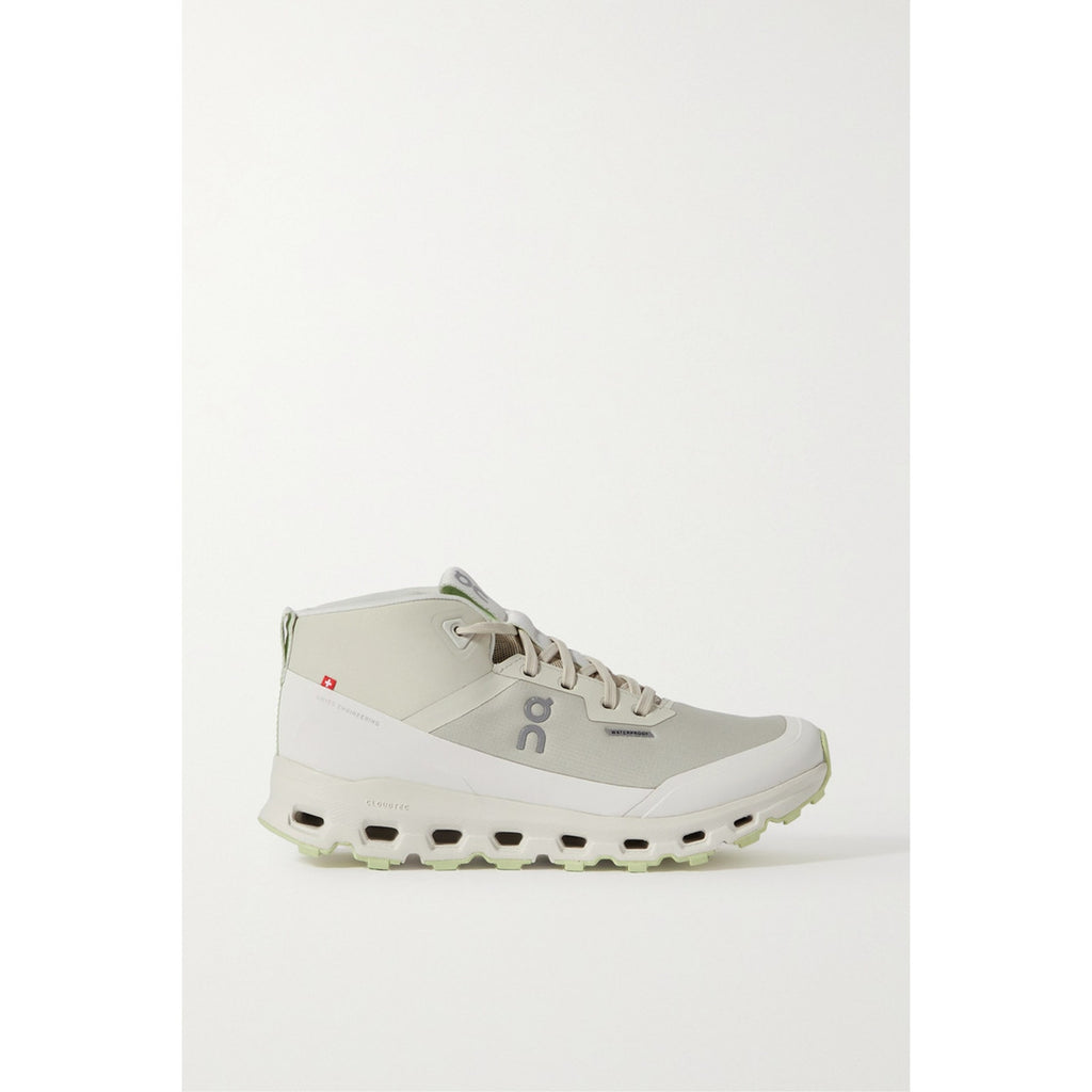 On 'Cloudroam' Green Rubber-Trimmed Recycled-Mesh And Shell High-Top Sneakers Size 6