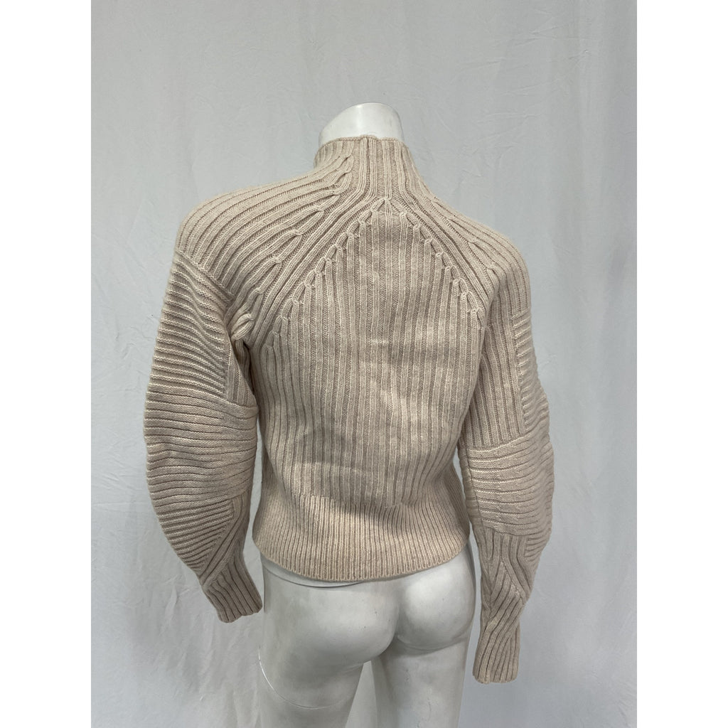 Rag & Bone 'Oaks' White Wool Mockneck Top Size S