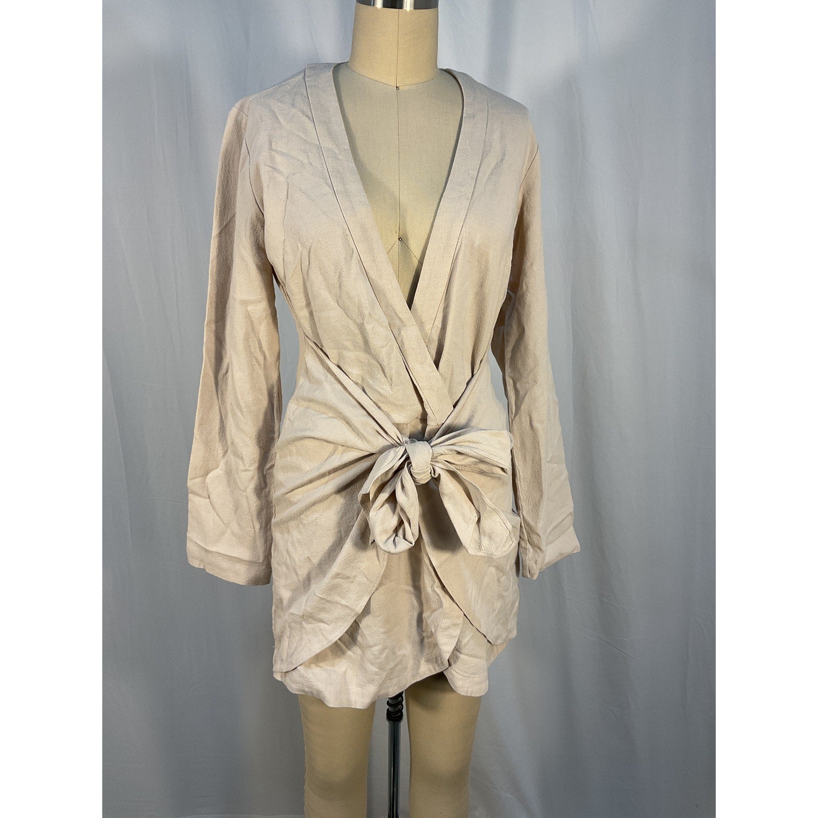 L'Academie 'The Meadow' White Mini Dress Size XS