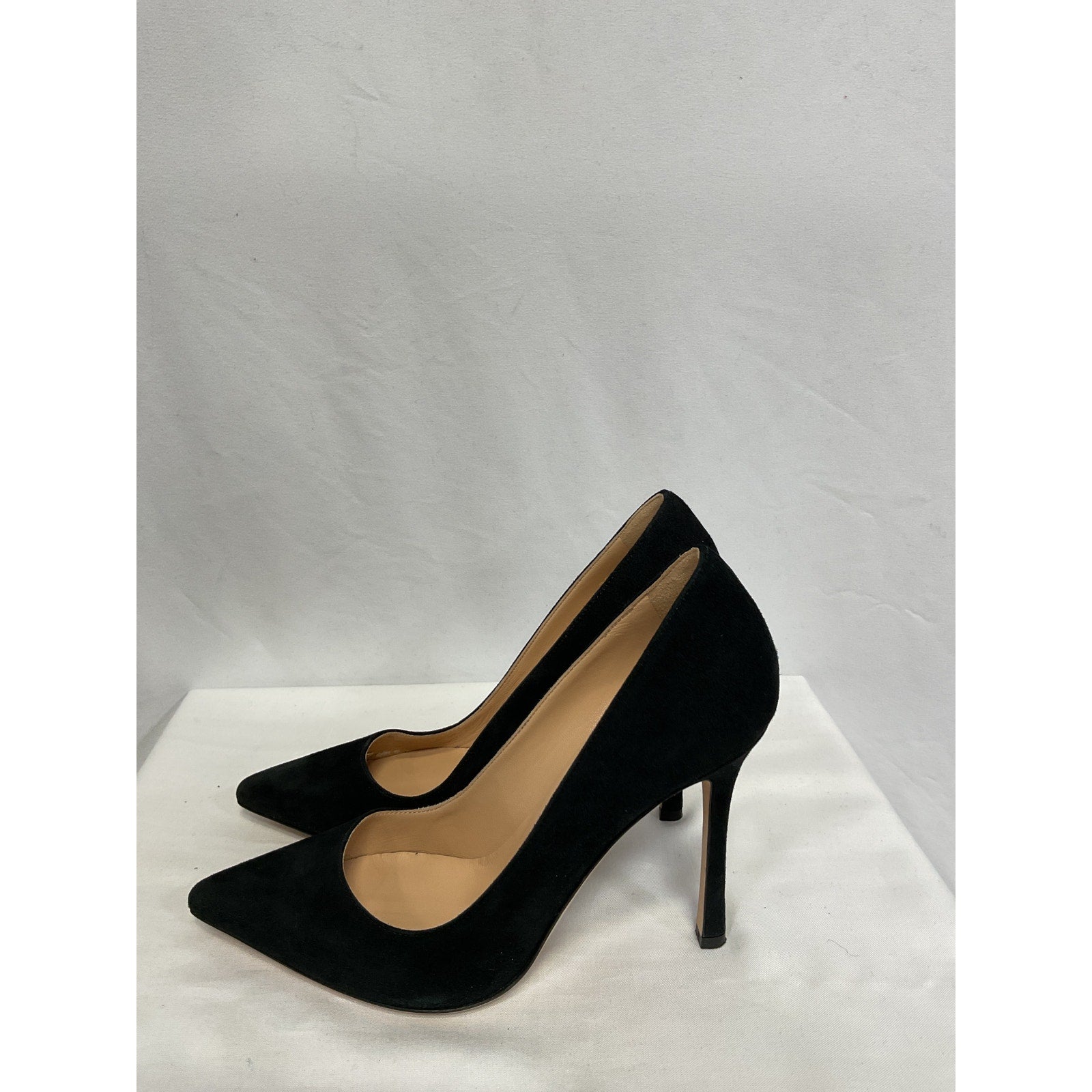Gianvito Rossi '105' Black Suede Leather Pumps Stiletto Heel Size 6